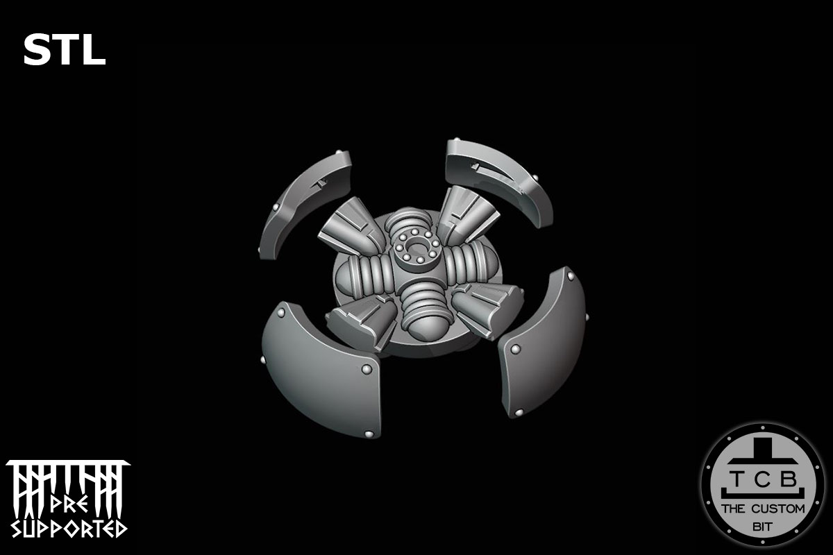 TCB THECUSTOMBIT THE CUSTOM BIT MK MECHANICAL KNIGHT DEFENSOR PLASMA B CANNON STL VOID SHIELD PACK UPDATE IMPERIAL KNIGHT