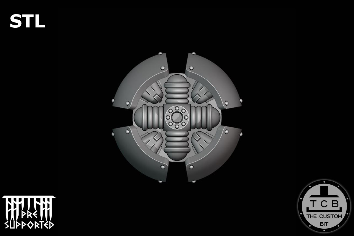 TCB THECUSTOMBIT THE CUSTOM BIT MK MECHANICAL KNIGHT DEFENSOR PLASMA B CANNON STL VOID SHIELD PACK UPDATE IMPERIAL KNIGHT