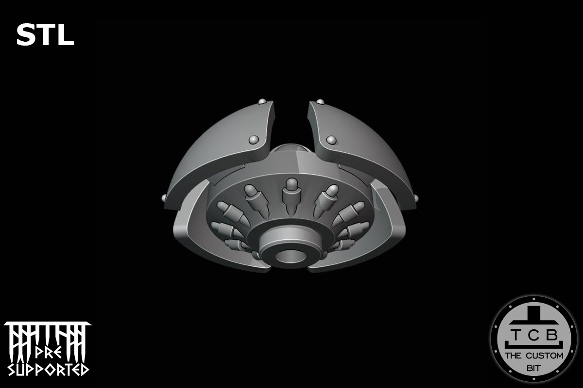 TCB THECUSTOMBIT THE CUSTOM BIT MK MECHANICAL KNIGHT DEFENSOR PLASMA B CANNON STL VOID SHIELD PACK UPDATE IMPERIAL KNIGHT