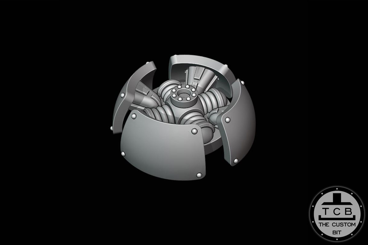 TCB THE CUSTOM BIT THECUSTOMBIT IMPERIAL KNIGHT DEFENSOR IK MECHANICAL KNIGHT MK B CANNON PLASMA CANNON VOID SHIELD UPGRADE KIT