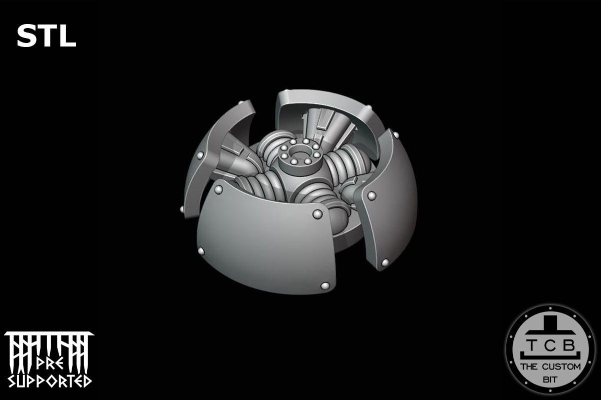 TCB THECUSTOMBIT THE CUSTOM BIT MK MECHANICAL KNIGHT DEFENSOR PLASMA B CANNON STL VOID SHIELD PACK UPDATE IMPERIAL KNIGHT