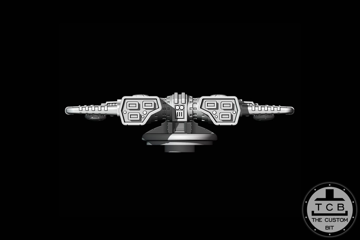 TCB GA TANK MISSILE TURRET THE CUSTOM BIT HAMMERHEAD TANK SKYRAY TAU EMPIRE WARHAMMER 40K STL