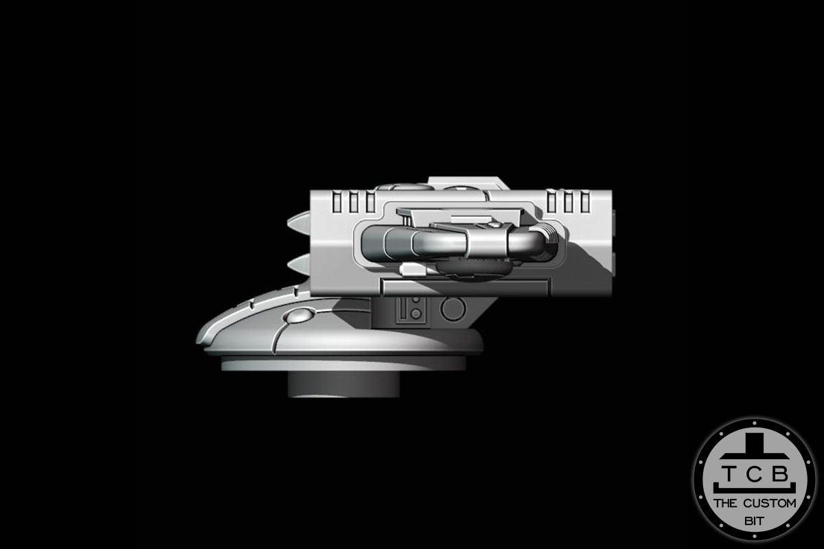 TCB GA TANK MISSILE TURRET THE CUSTOM BIT HAMMERHEAD TANK SKYRAY TAU EMPIRE WARHAMMER 40K STL