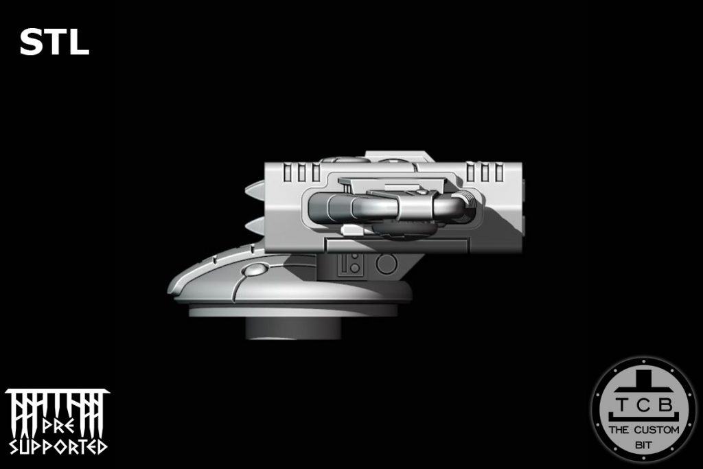 TANK MISSILE TURRET STL - THE CUSTOM BIT