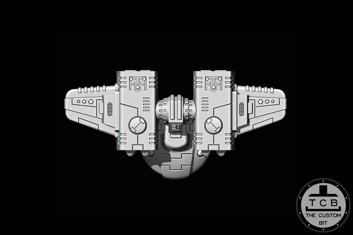 TCB GA TANK MISSILE TURRET THE CUSTOM BIT HAMMERHEAD TANK SKYRAY TAU EMPIRE WARHAMMER 40K STL