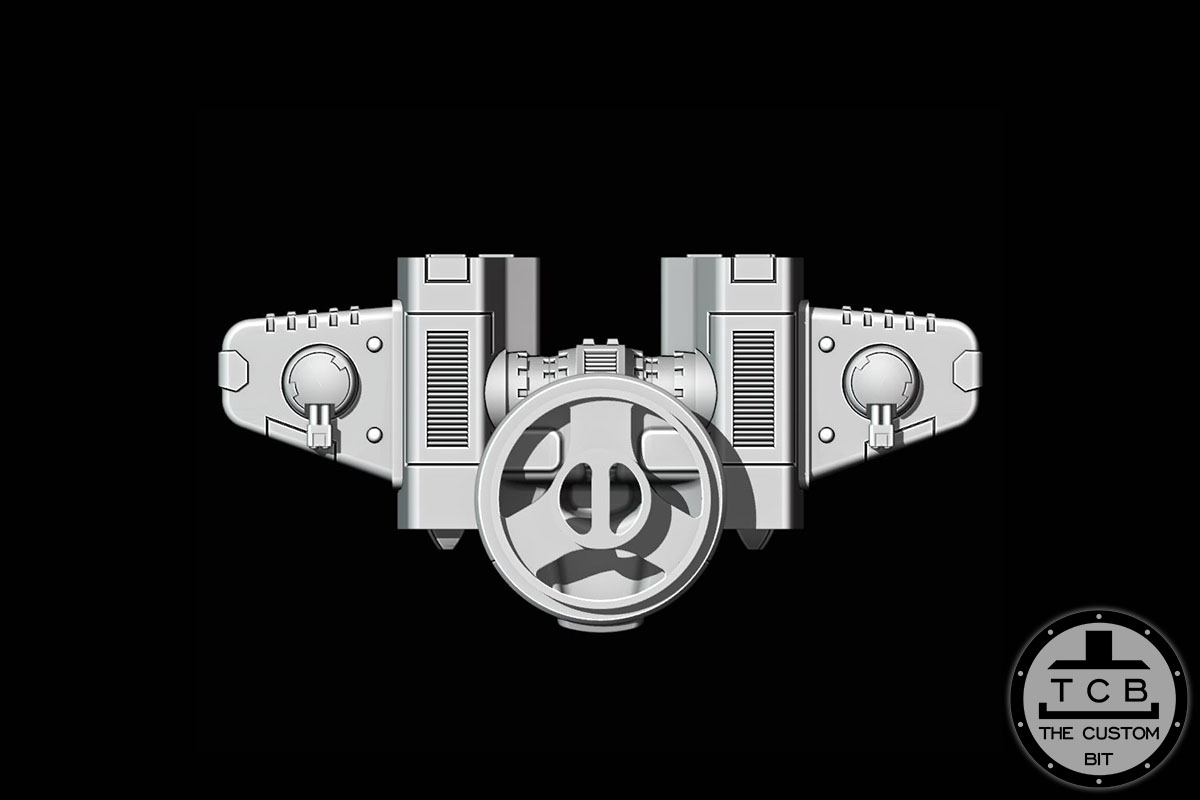 TCB GA TANK MISSILE TURRET THE CUSTOM BIT HAMMERHEAD TANK SKYRAY TAU EMPIRE WARHAMMER 40K STL