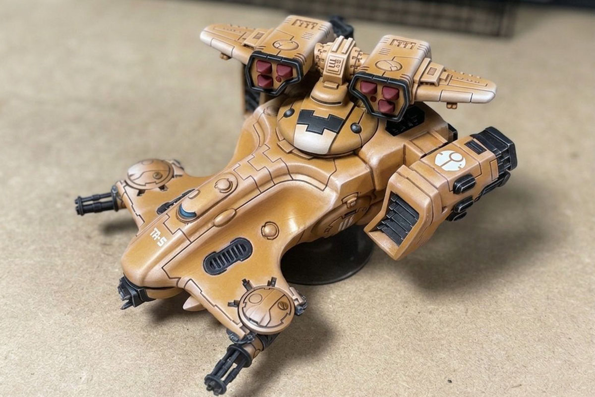 TCB GA TANK MISSILE TURRET THE CUSTOM BIT HAMMERHEAD TANK SKYRAY TAU EMPIRE WARHAMMER 40K STL