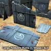 TCB THE CUSTOM BIT GW FOLDABLE TERRAIN PACK V11 11TH EDITION WARHAMMER 40K SCENERY RUINS AND BUILDINGS FUTURIST