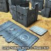 TCB THE CUSTOM BIT GW FOLDABLE TERRAIN PACK V11 11TH EDITION WARHAMMER 40K SCENERY RUINS AND BUILDINGS FUTURIST