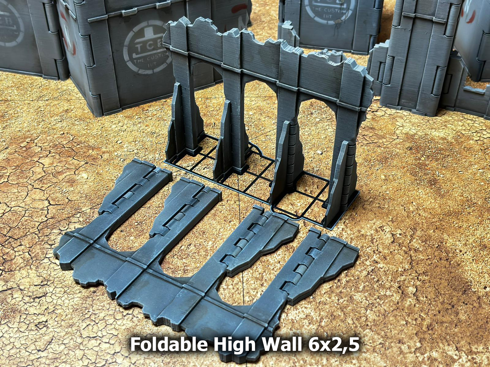 TCB THE CUSTOM BIT GW FOLDABLE TERRAIN PACK V11 11TH EDITION WARHAMMER 40K SCENERY RUINS AND BUILDINGS FUTURIST