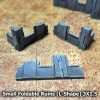 TCB THE CUSTOM BIT GW FOLDABLE TERRAIN PACK V11 11TH EDITION WARHAMMER 40K SCENERY RUINS AND BUILDINGS FUTURIST